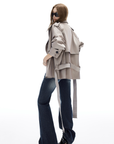 IAMXIAA Flared Low Rise Denim Jeans