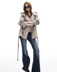 IAMXIAA Flared Low Rise Denim Jeans