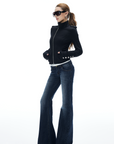 IAMXIAA Flared Low Rise Denim Jeans