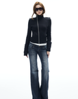 IAMXIAA Flared Low Rise Denim Jeans