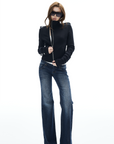 IAMXIAA Asymmetric Zip Fitted Jacket