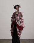 DOINDULGE Tie Dye Flowing Sheer Cardigan