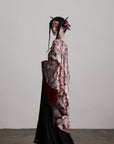 DOINDULGE Tie Dye Flowing Sheer Cardigan
