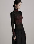 DOINDULGE Wide Leg Trousers with Braided Detail