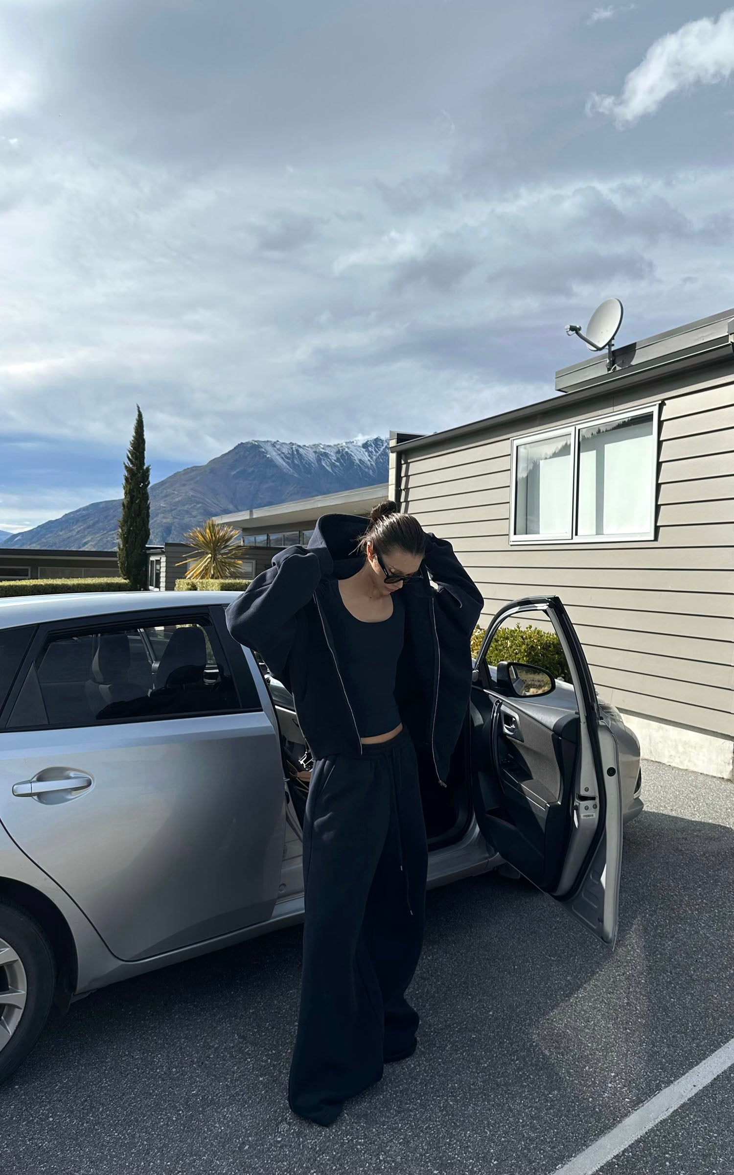 Veste cardigan 0122tepll &amp; ensemble pantalon large à cordon