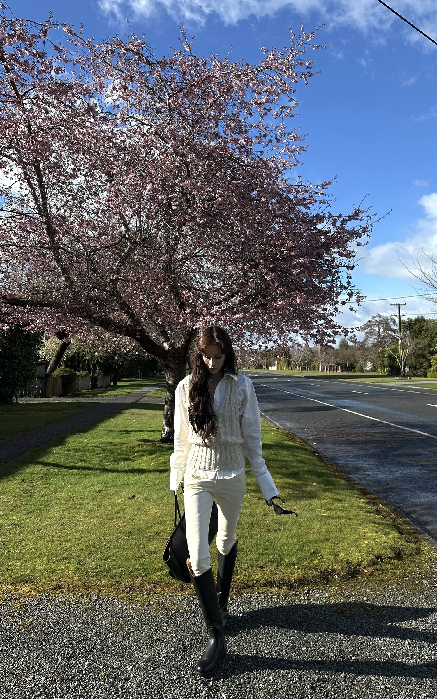 0122stepll 화이트 셔츠 세트