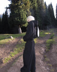Rase le sol Bunny Ear Hoodie and Wide-Leg Sweatpants Set