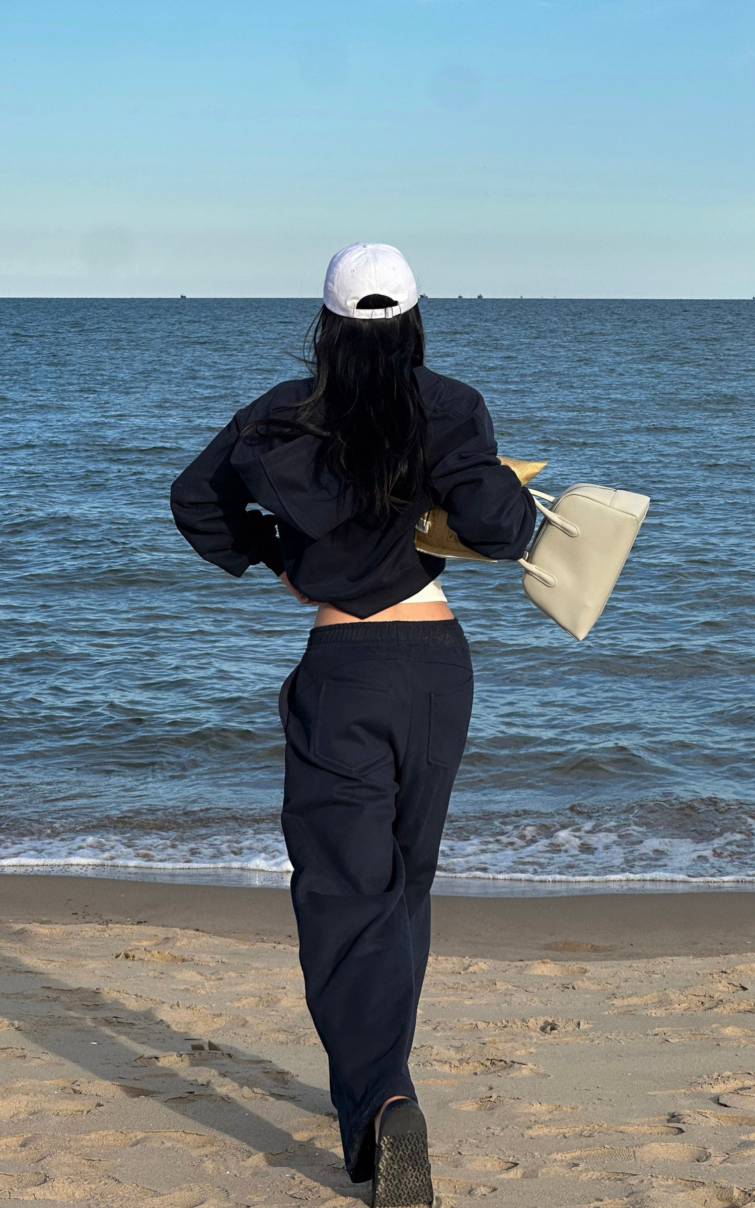 ROVENTE Wide-Leg Fleece Sweatpants
