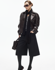 IAMXIAA Wool-Blend Wide Culotte Pants