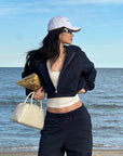 ROVENTE Wide-Leg Fleece Sweatpants