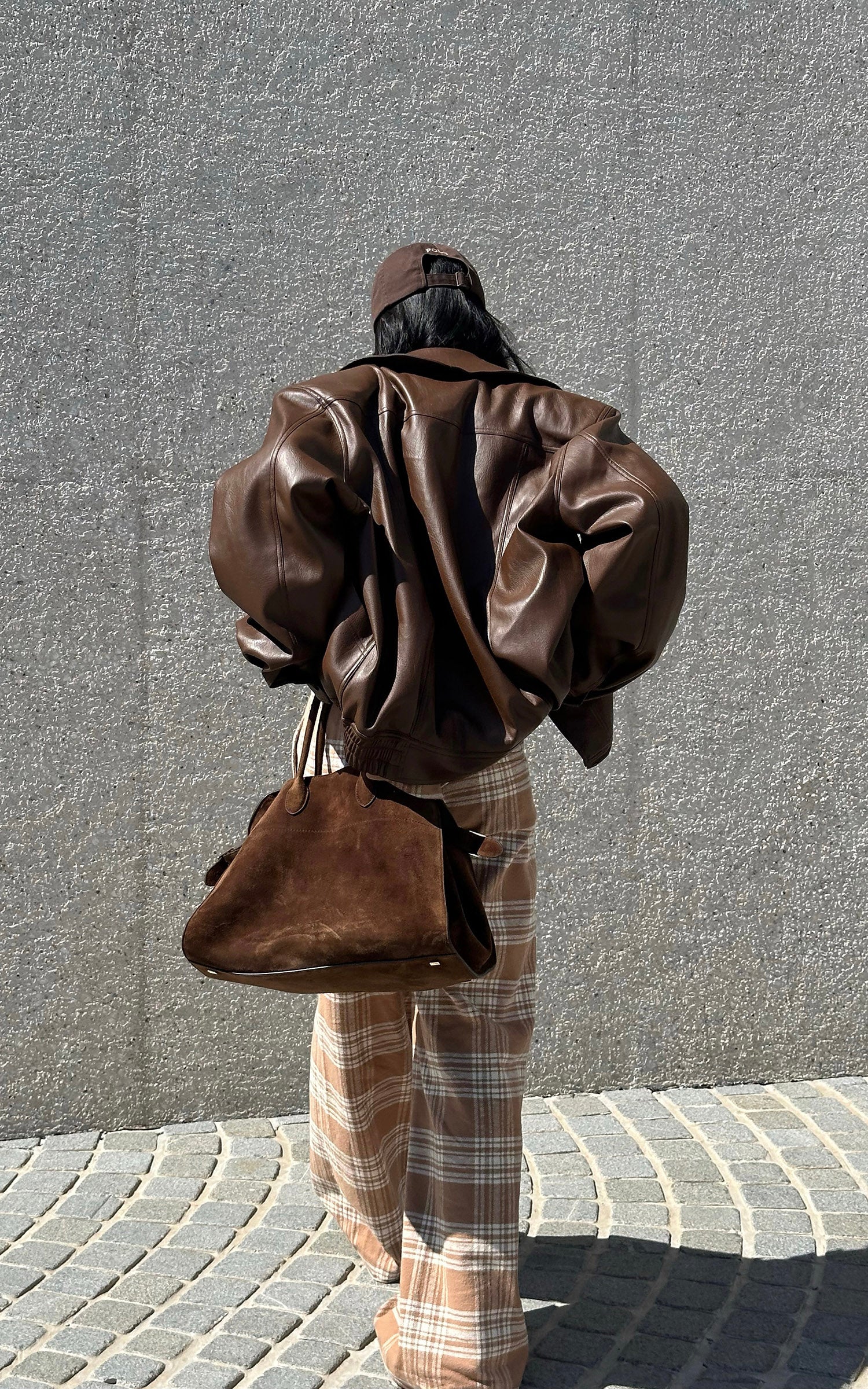 ROVENTE Checked Wide-Leg Pants