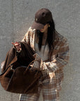 ROVENTE Checked Wide-Leg Pants
