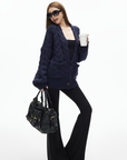 IAMXIAA Cable Knit Button Cardigan Relaxed Fit