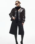 IAMXIAA Wool-Blend Wide Culotte Pants