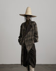 DOINDULGE Asymmetric Dyed Tailored Jacket