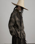 DOINDULGE Asymmetric Dyed Tailored Jacket