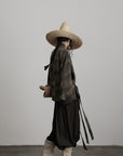 DOINDULGE Asymmetric Dyed Tailored Jacket