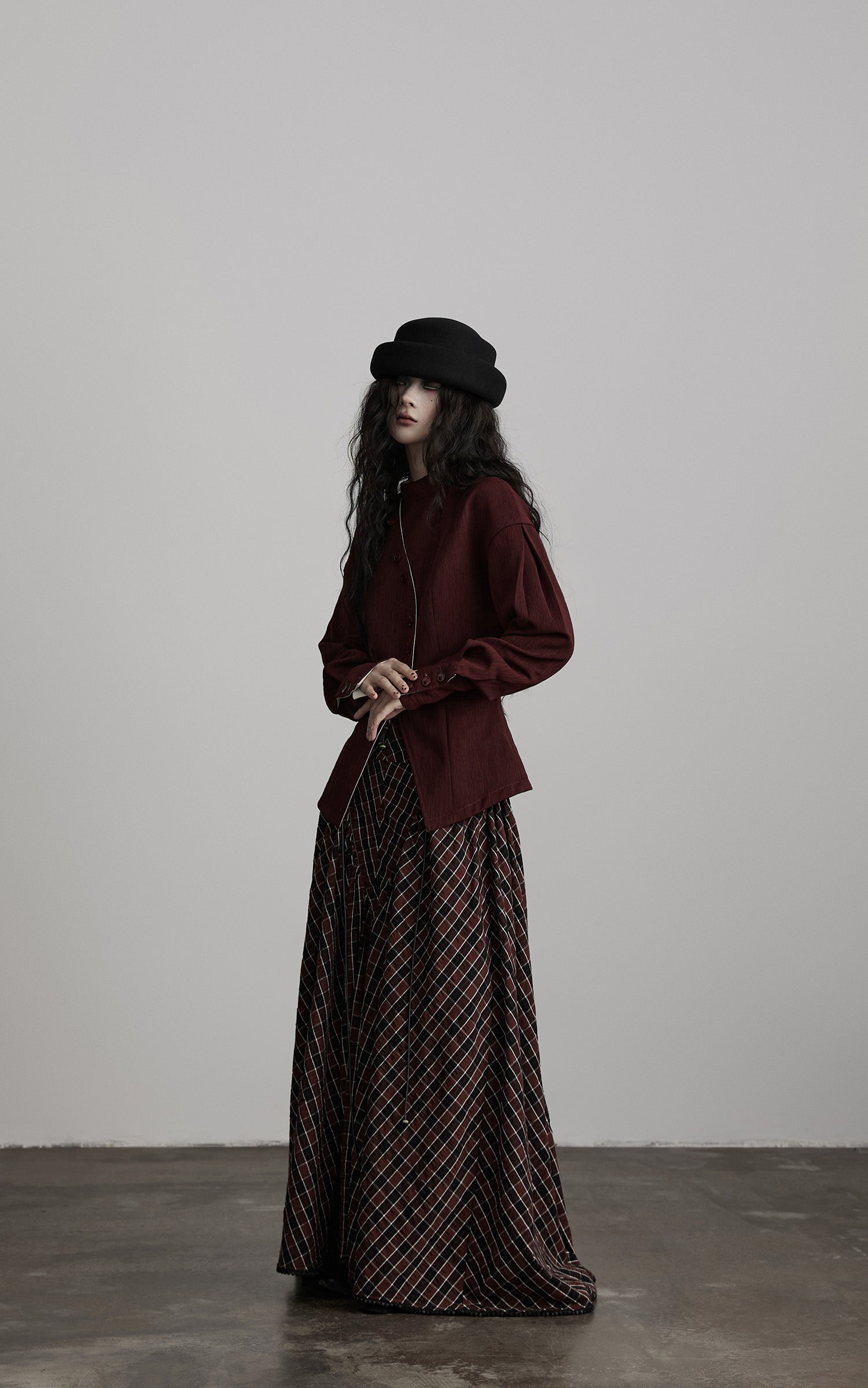 DOINDULGE Reversible Sculpted Jacket with Asymmetric Button Line