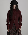 DOINDULGE Reversible Sculpted Jacket with Asymmetric Button Line