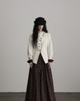 DOINDULGE Reversible Sculpted Jacket with Asymmetric Button Line