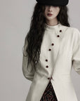 DOINDULGE Reversible Sculpted Jacket with Asymmetric Button Line