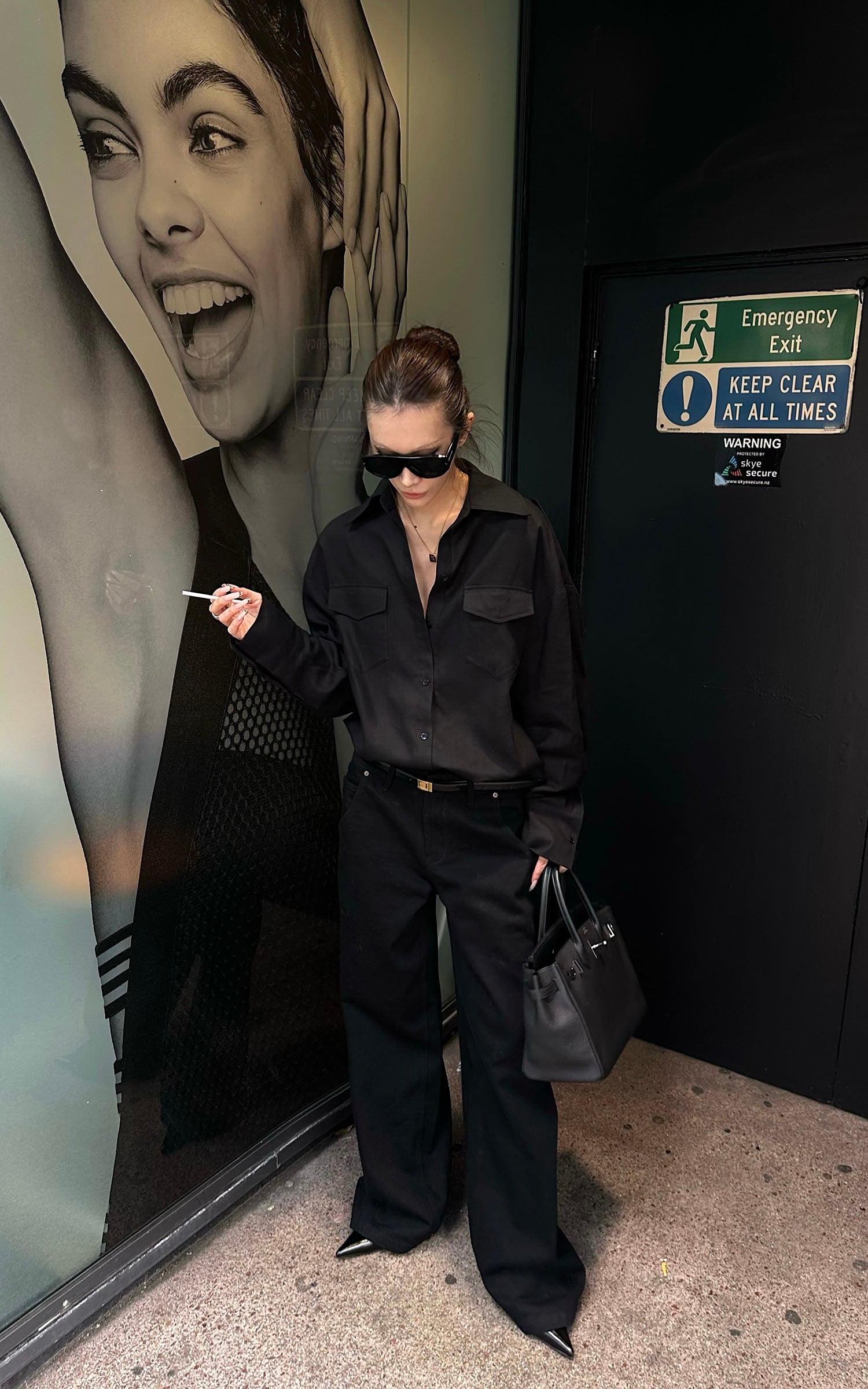 0122stepll Vintage Straight-Leg Trousers