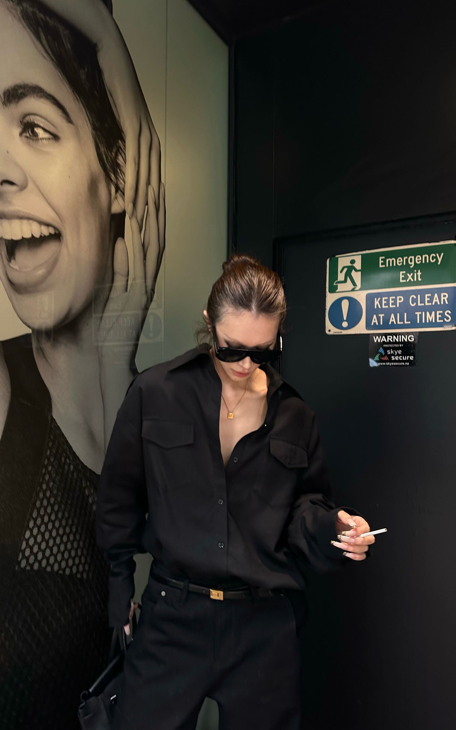 0122stepll Slim-Fit Collared Long Sleeve Jacket