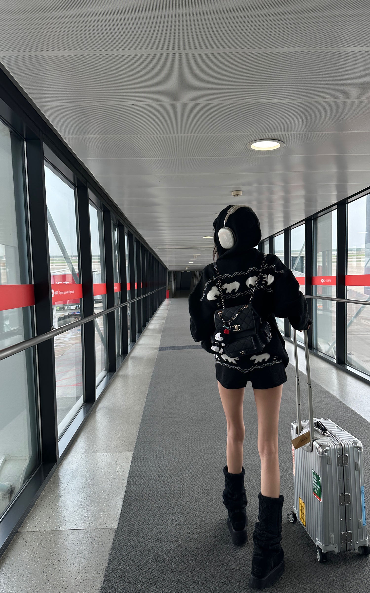 WARDEN EDGE Polar Knit Hoodie &amp; Shorts Set