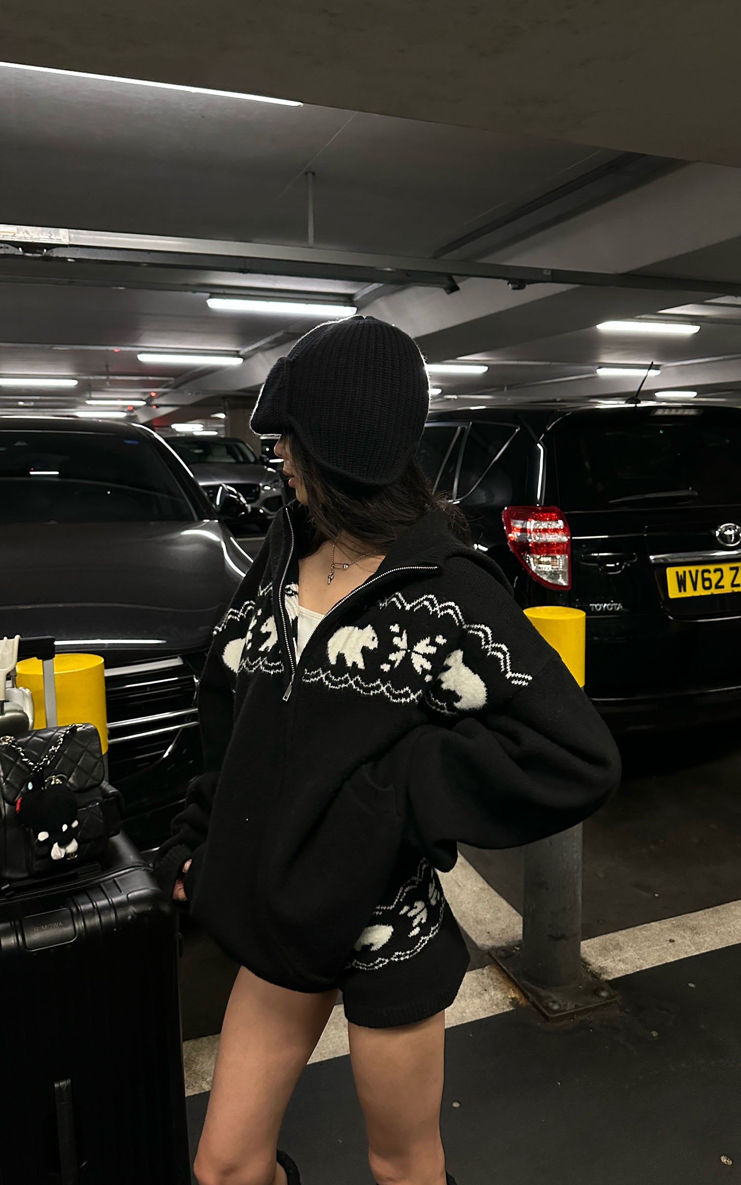 WARDEN EDGE Polar Knit Hoodie &amp; Shorts Set