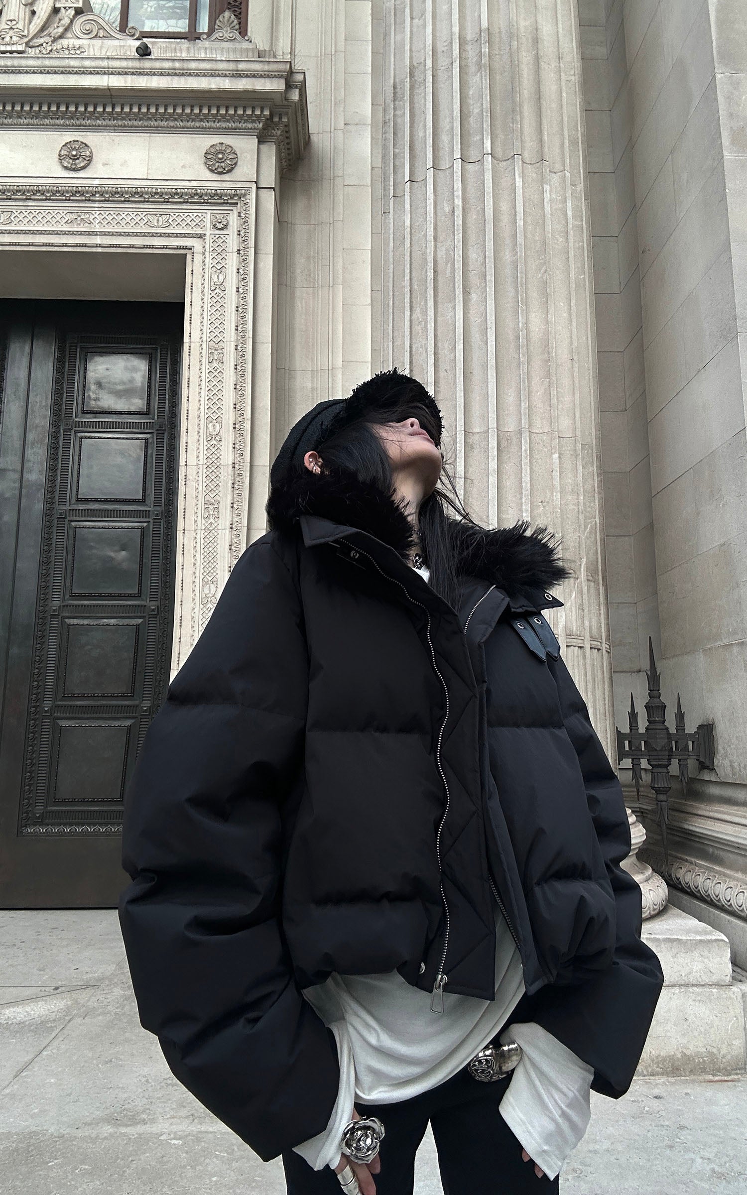 WARDEN EDGEオーバーサイズボンバージャケット WARDEN EDGEオーバーサイズボンバージャケット レディース レディース