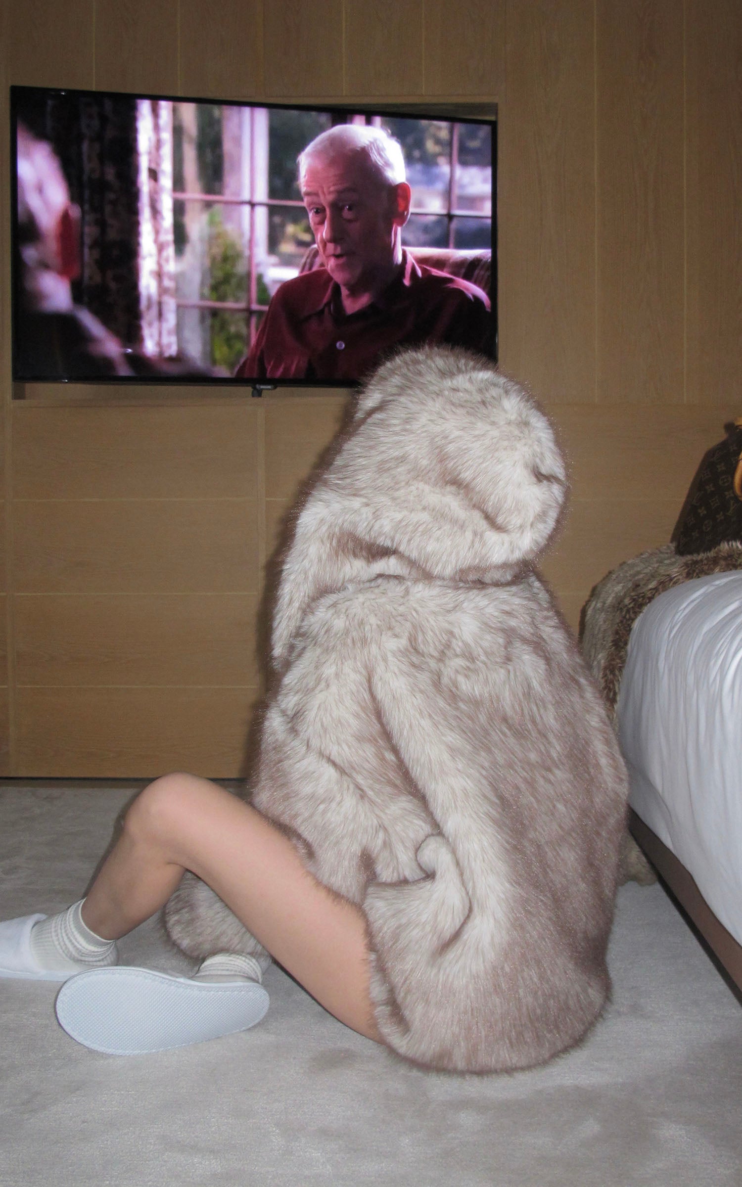 ROVENTE リバーシブルフリースフーディジャケット