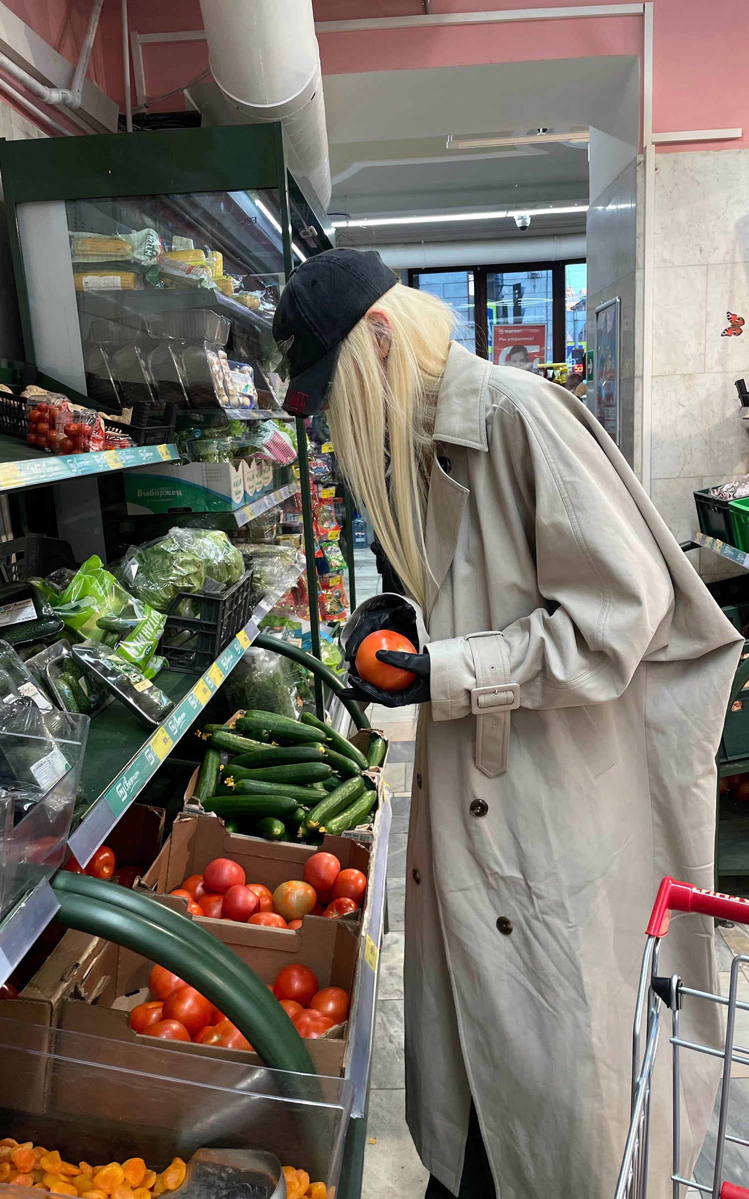 Rase le sol 체크 안감이 돋보이는 리버시블 롱 트렌치코트