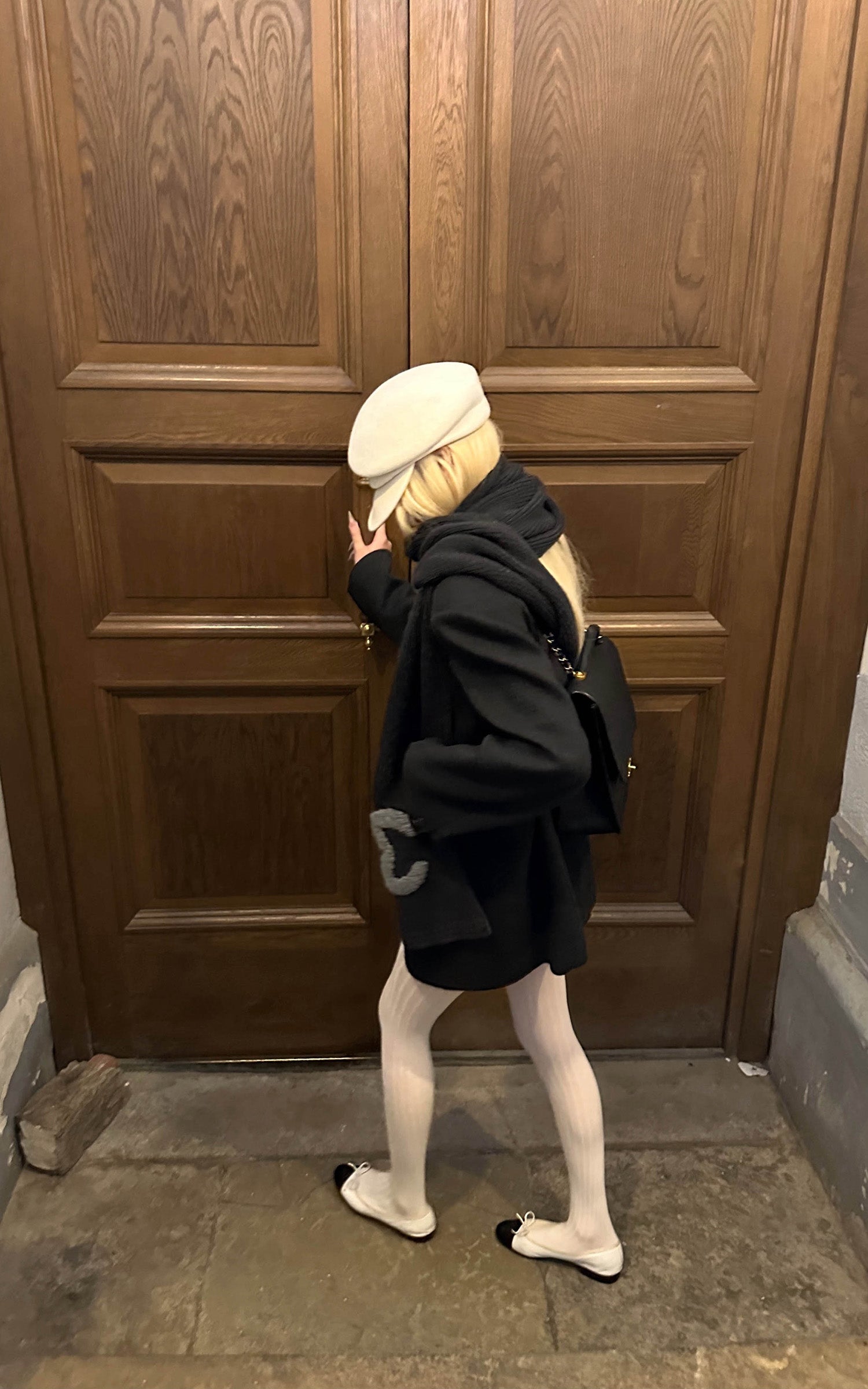 Rase le sol deconstructed wool-like tailored blazer jacket