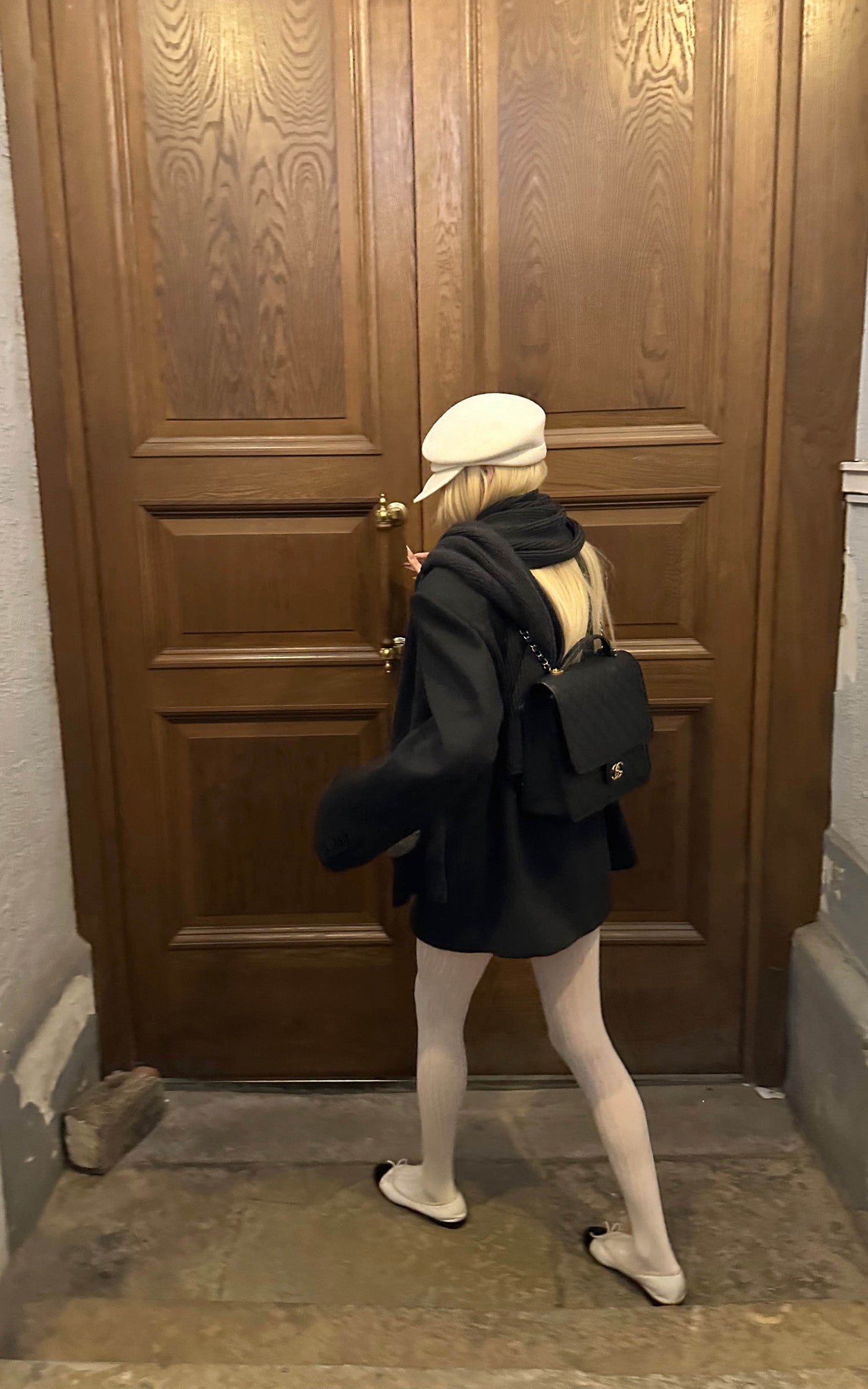 Rase le sol deconstructed wool-like tailored blazer jacket