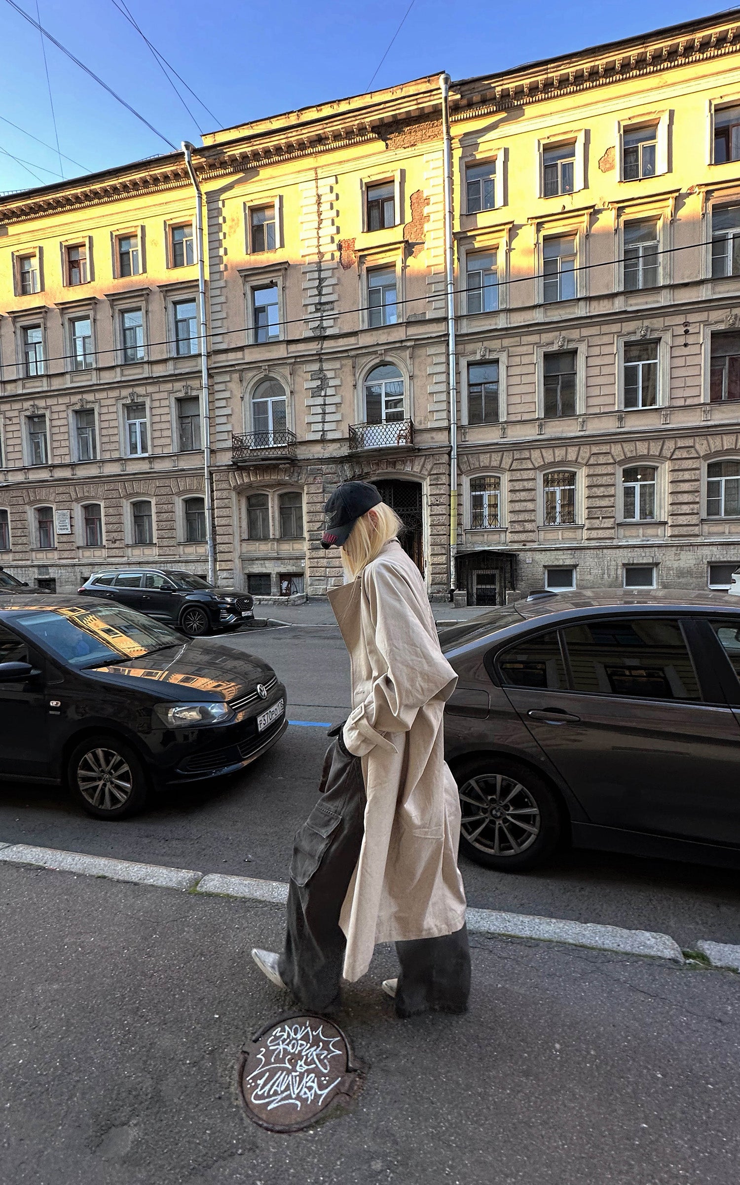 Rase le sol 체크 안감이 돋보이는 리버시블 롱 트렌치코트