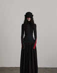DOINDULGE Contrast Panel Knit Top