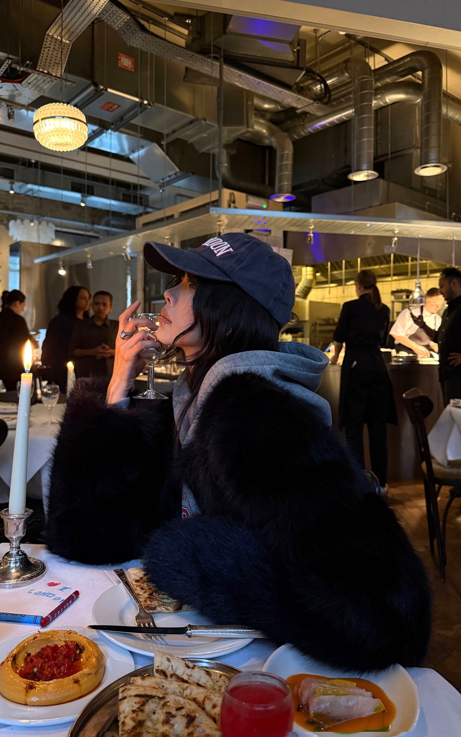 WARDEN EDGE Vintage Logo Oversized Hoodie