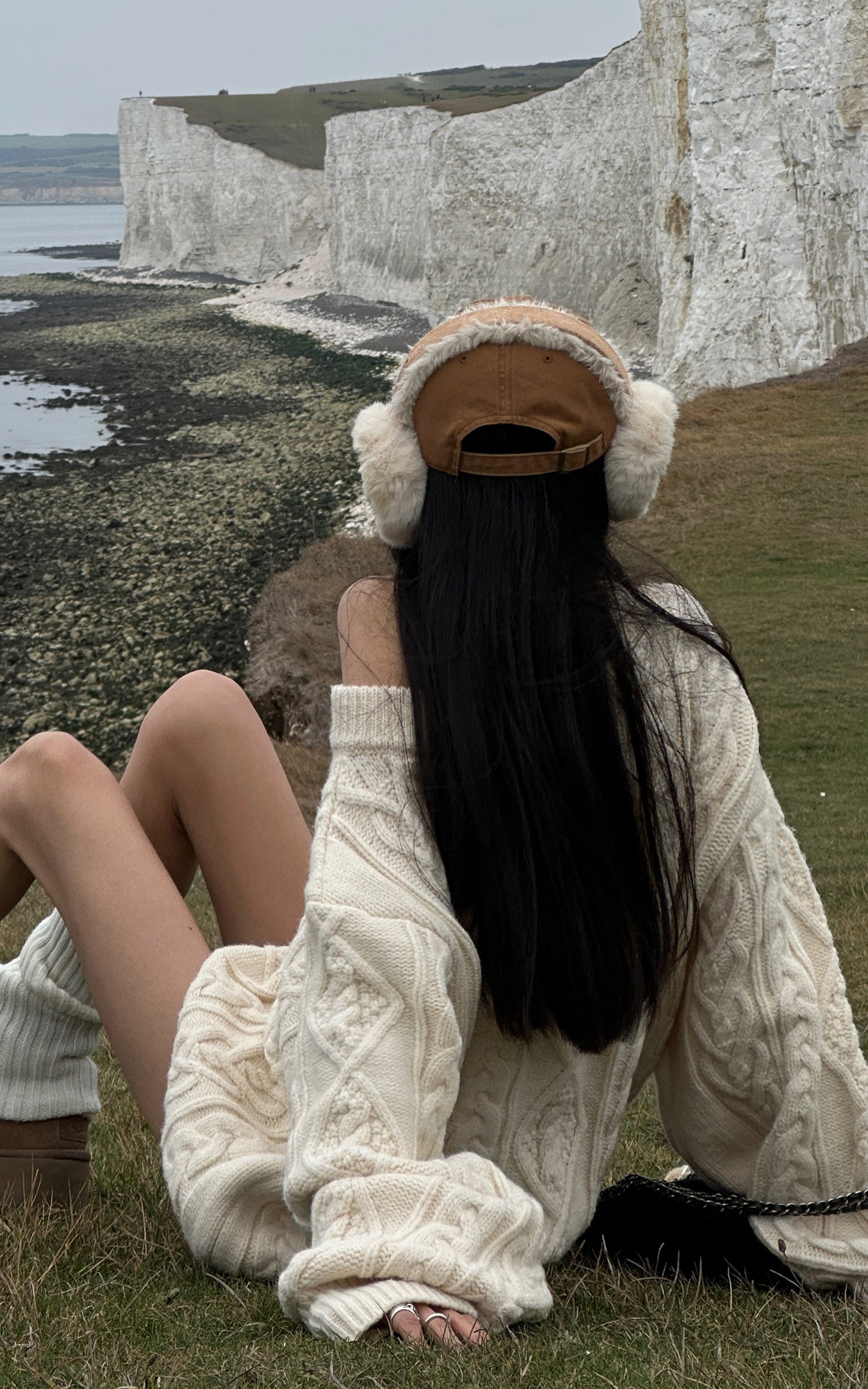 WARDEN EDGE ケーブルニットオーバーサイズセーター