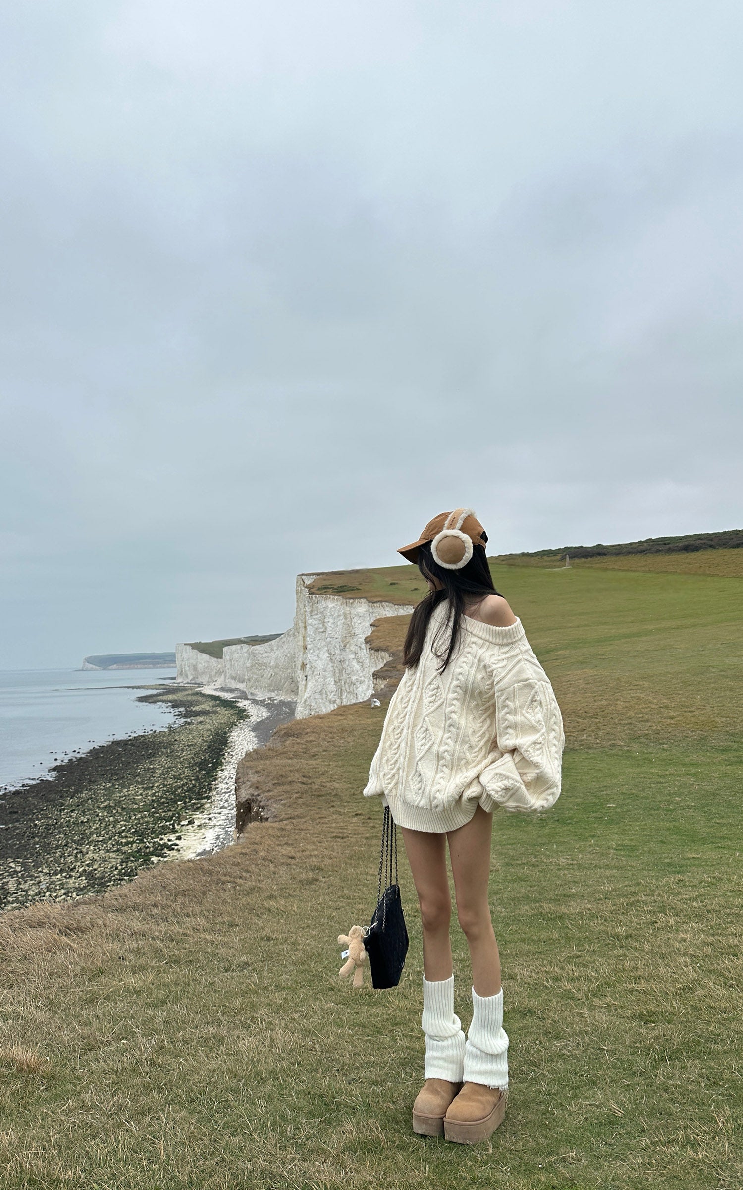 WARDEN EDGE ケーブルニットオーバーサイズセーター