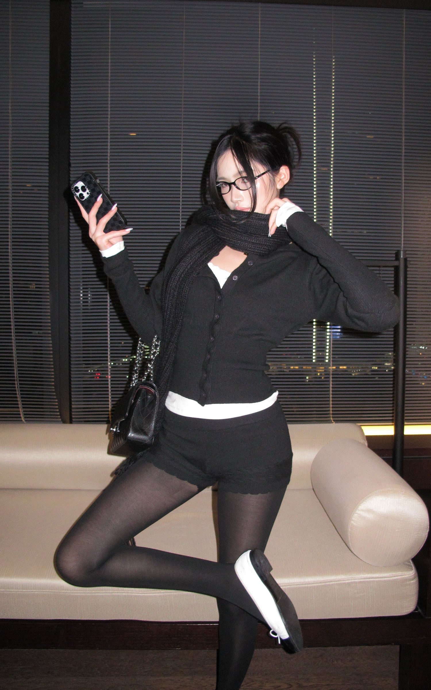 ROVENTE Knit Cardigan &amp; Shorts Set