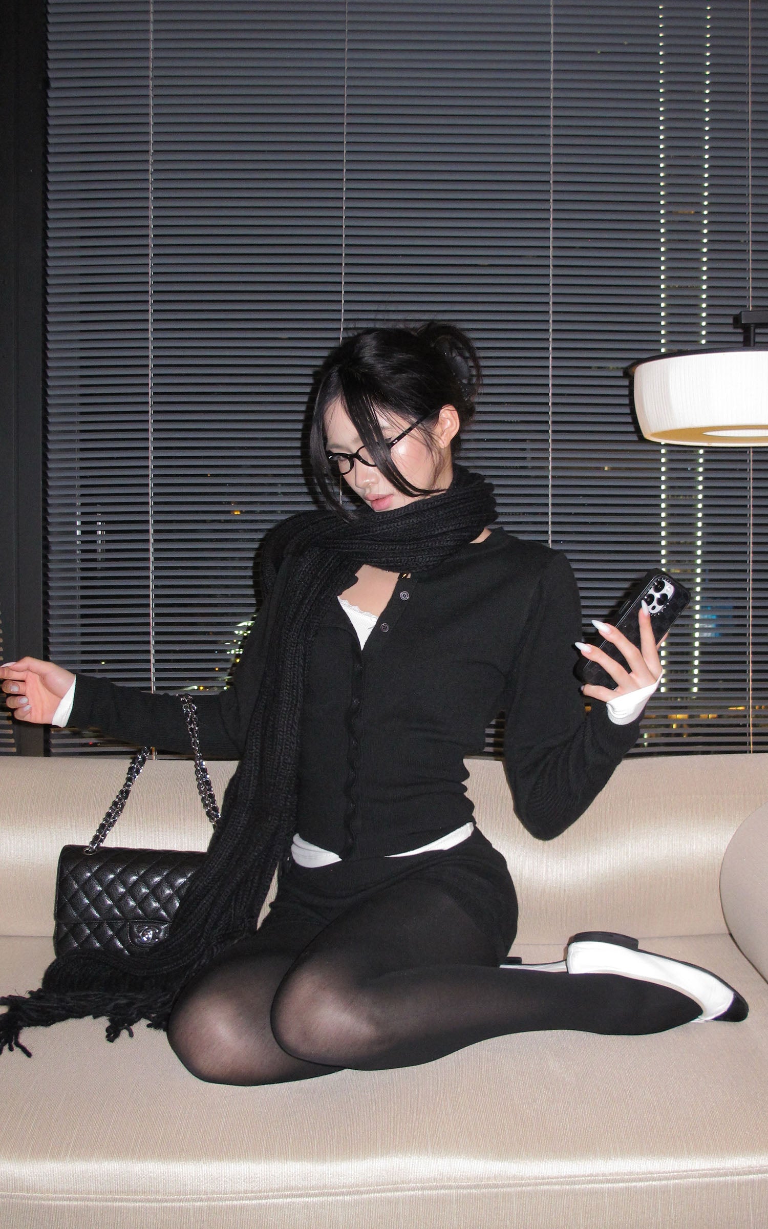 ROVENTE Knit Cardigan &amp; Shorts Set