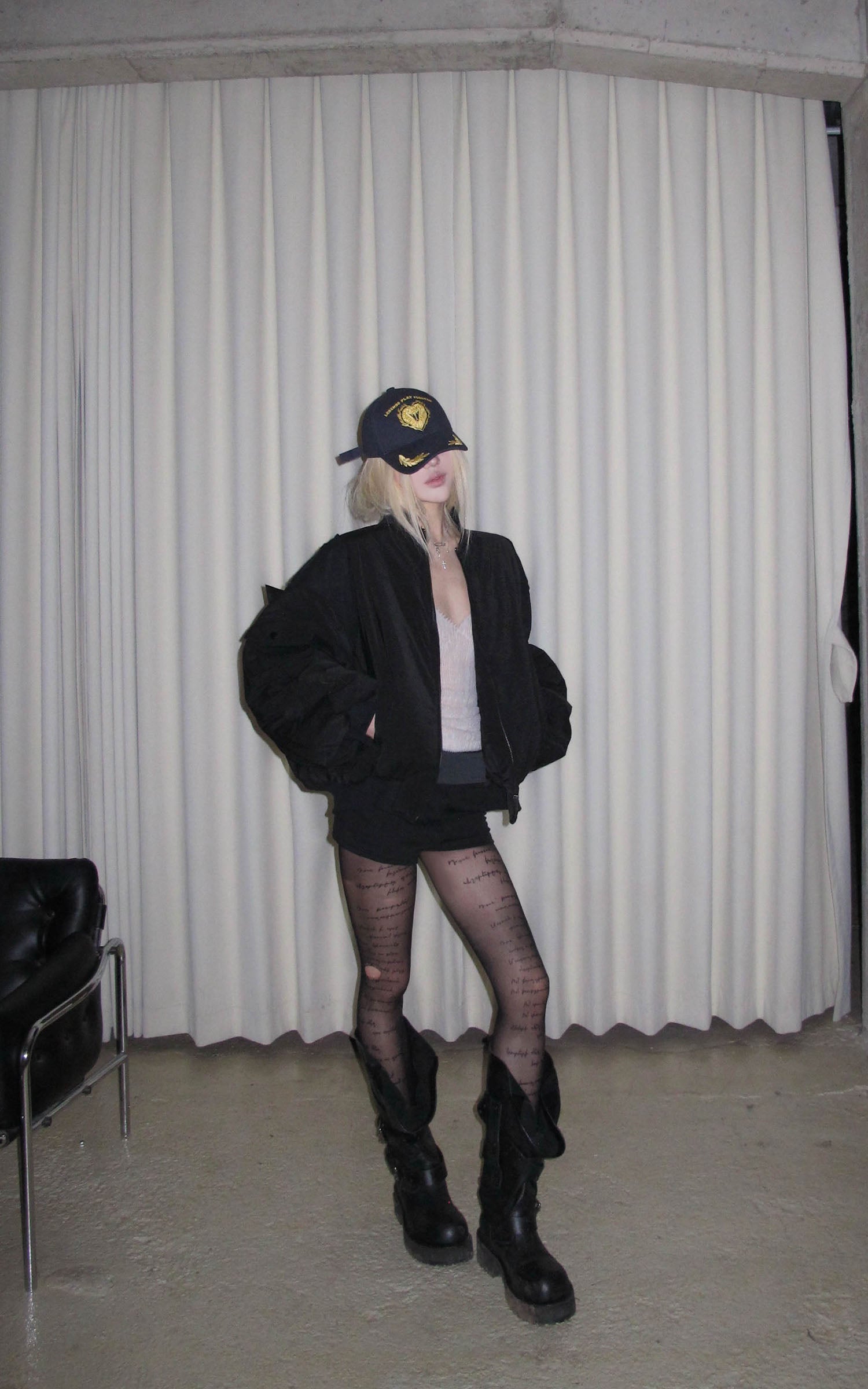 Rase le sol 取り外し可能なリボン付きパデッドジャケット