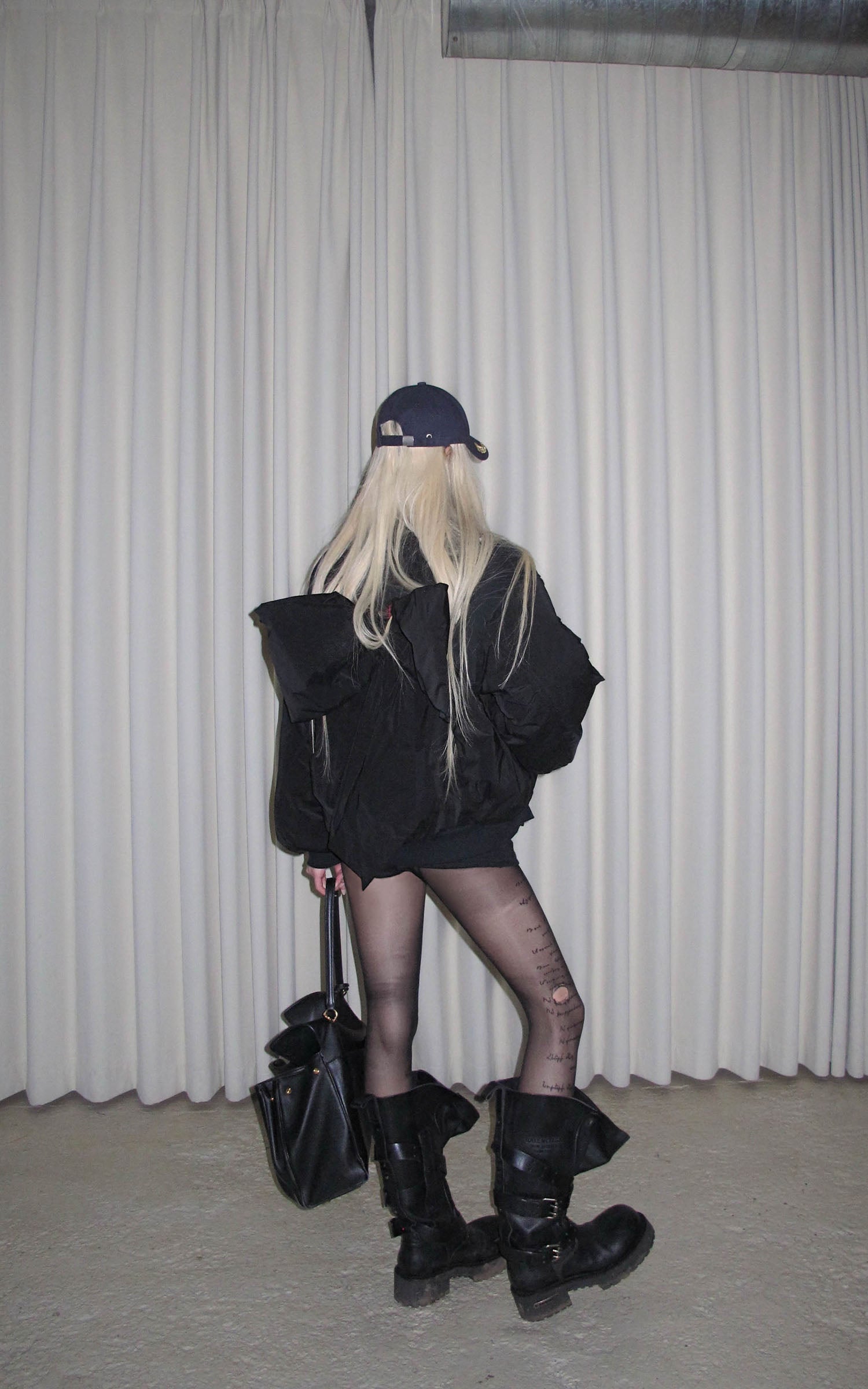 Rase le sol 取り外し可能なリボン付きパデッドジャケット