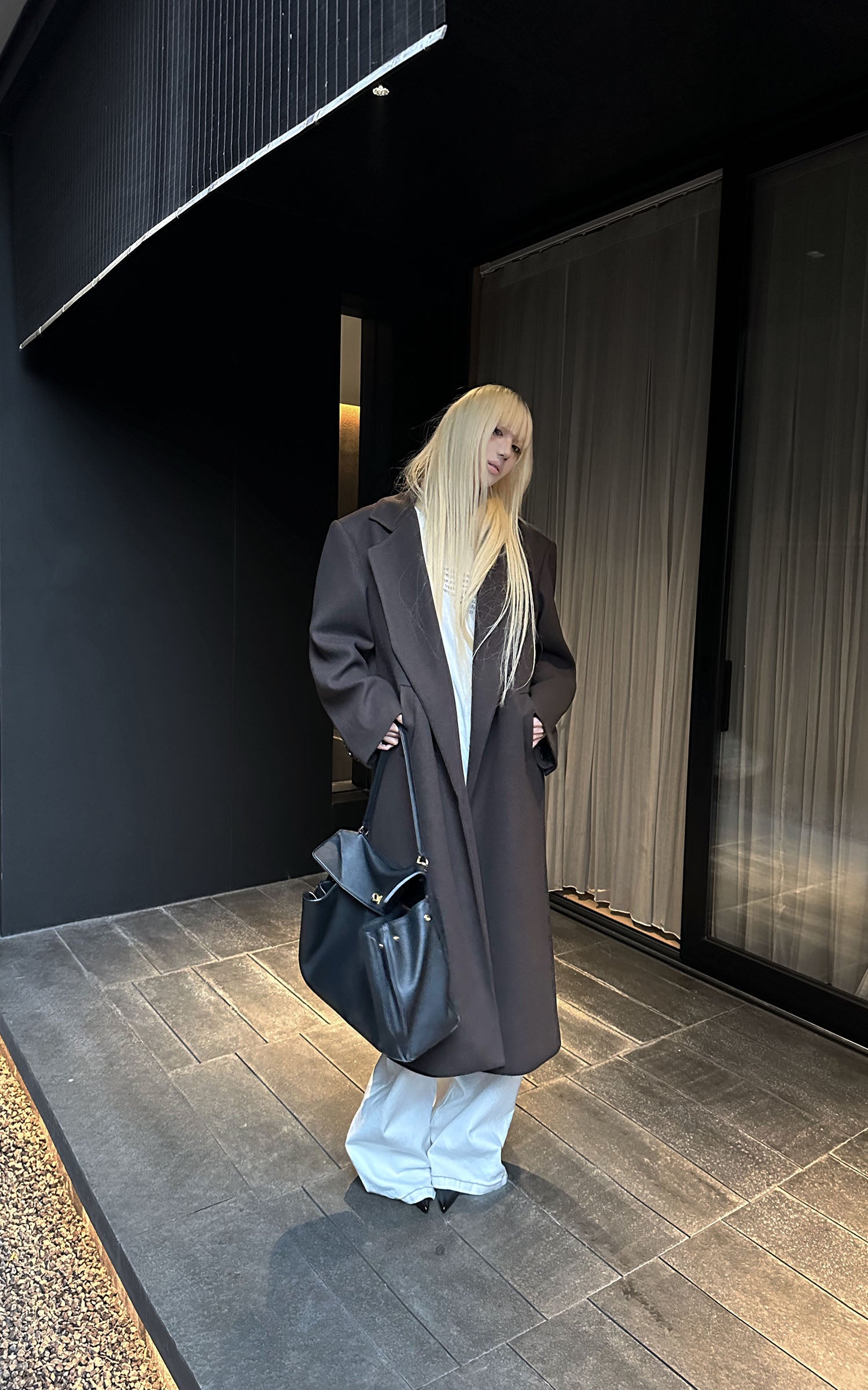 Rase le sol ウールロングコート