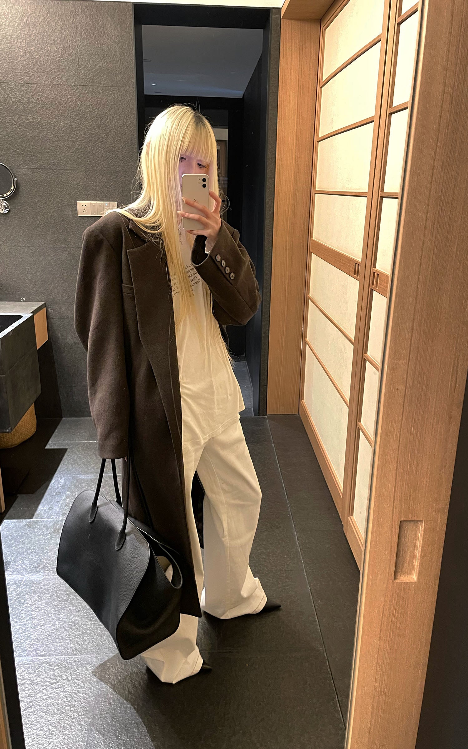 Rase le sol ウールロングコート