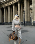Rase le sol Utility Jacket and Wide-Leg Cargo Pants Set