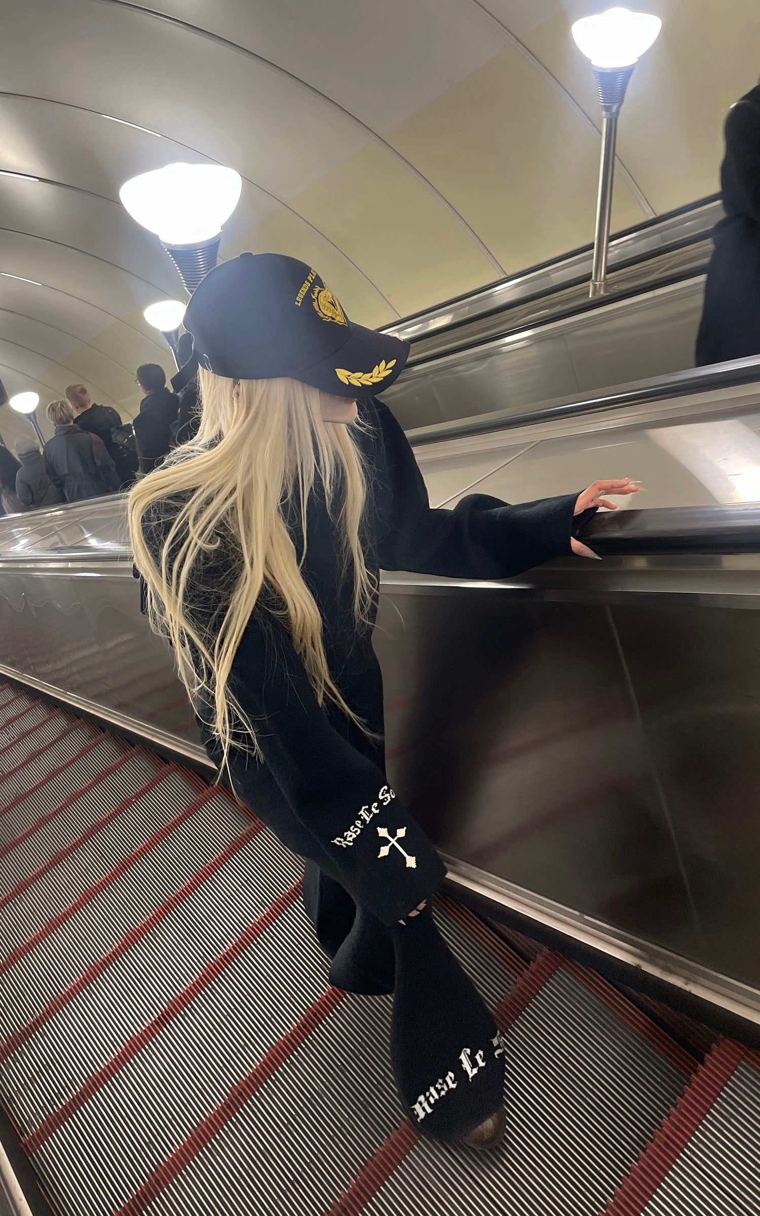 Rase le sol ウールニットセーター ワイドレッグパンツセット