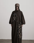 DOINDULGE Patchwork Embroidered Long Coat