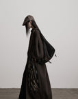 DOINDULGE Patchwork Embroidered Long Coat
