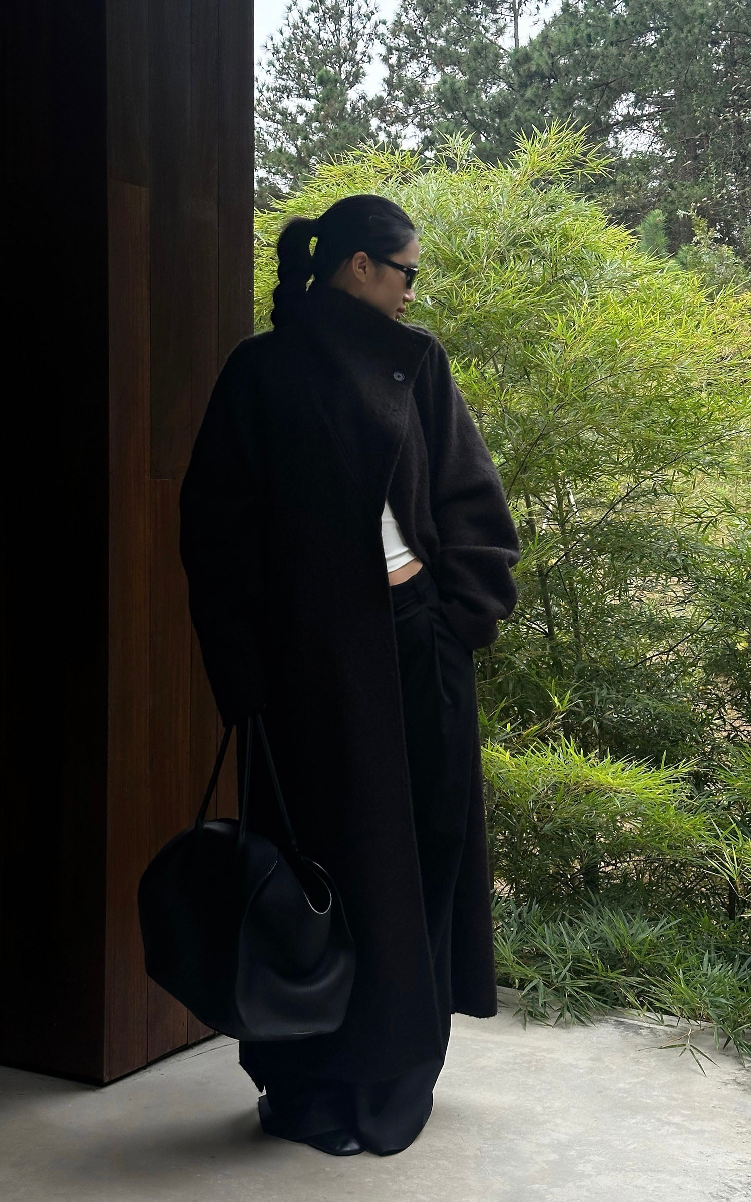 ROVENTE Wide-Leg High-Rise Trousers